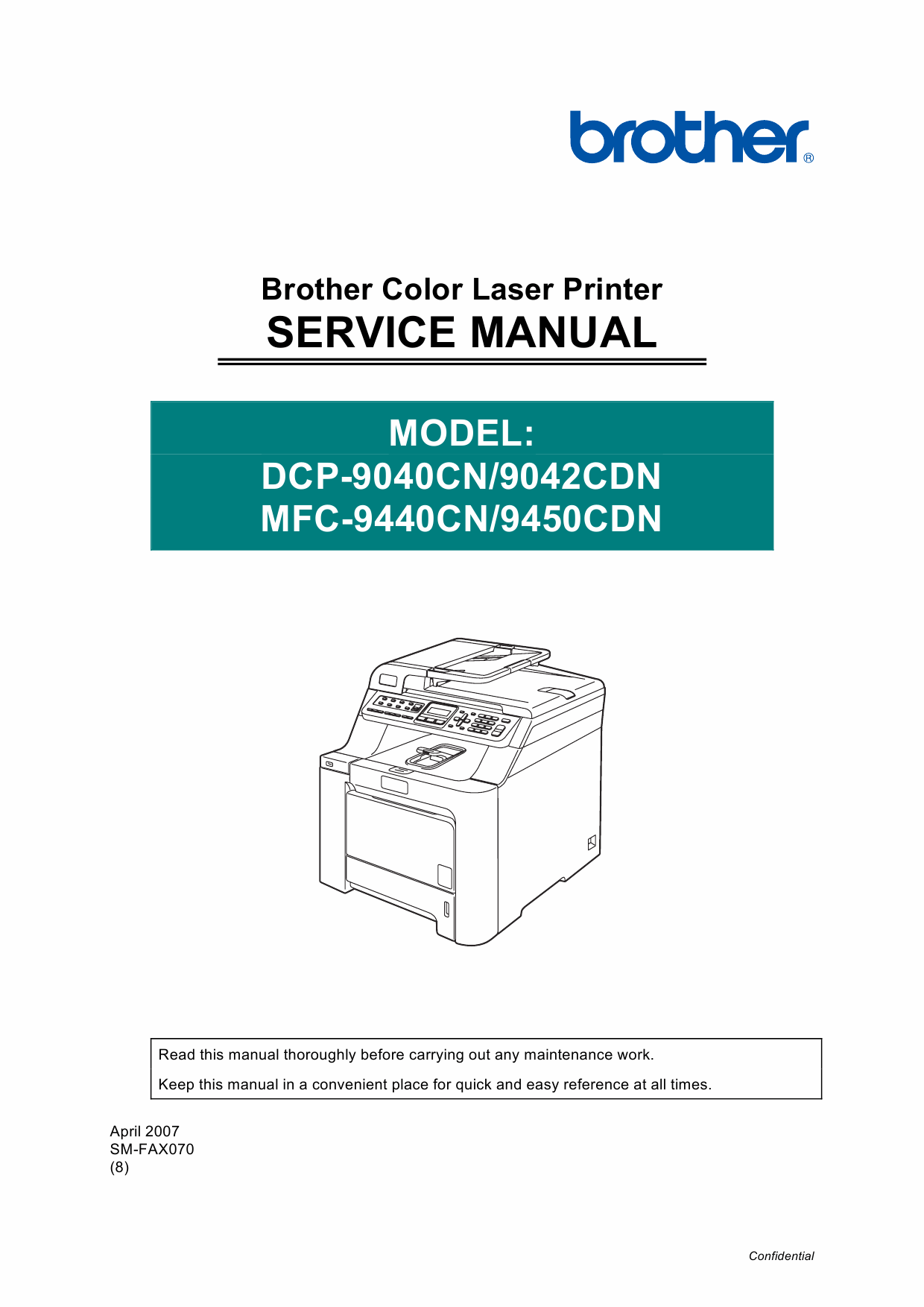 Brother MFC 9440CN 9450CDN DCP9040CN 9042CND Service Manual-1